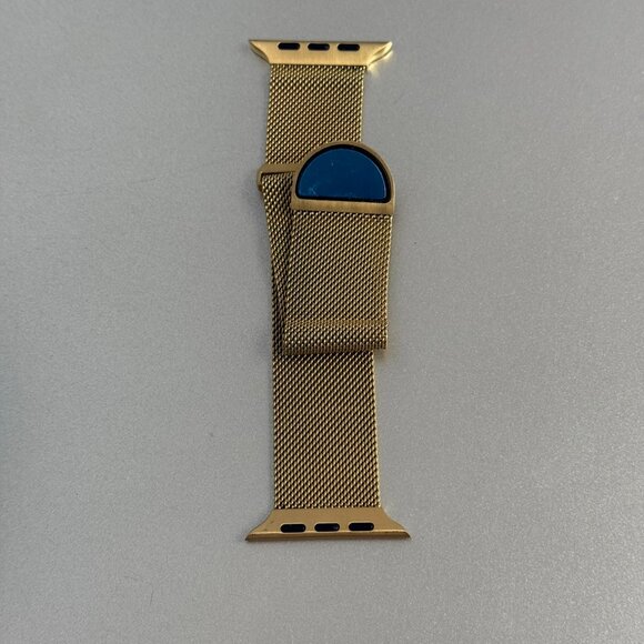 Gold Milanese Loop Band for Apple iWatch 45mm Series 9 8 7 Women Magnetic - Picture 3 of 8